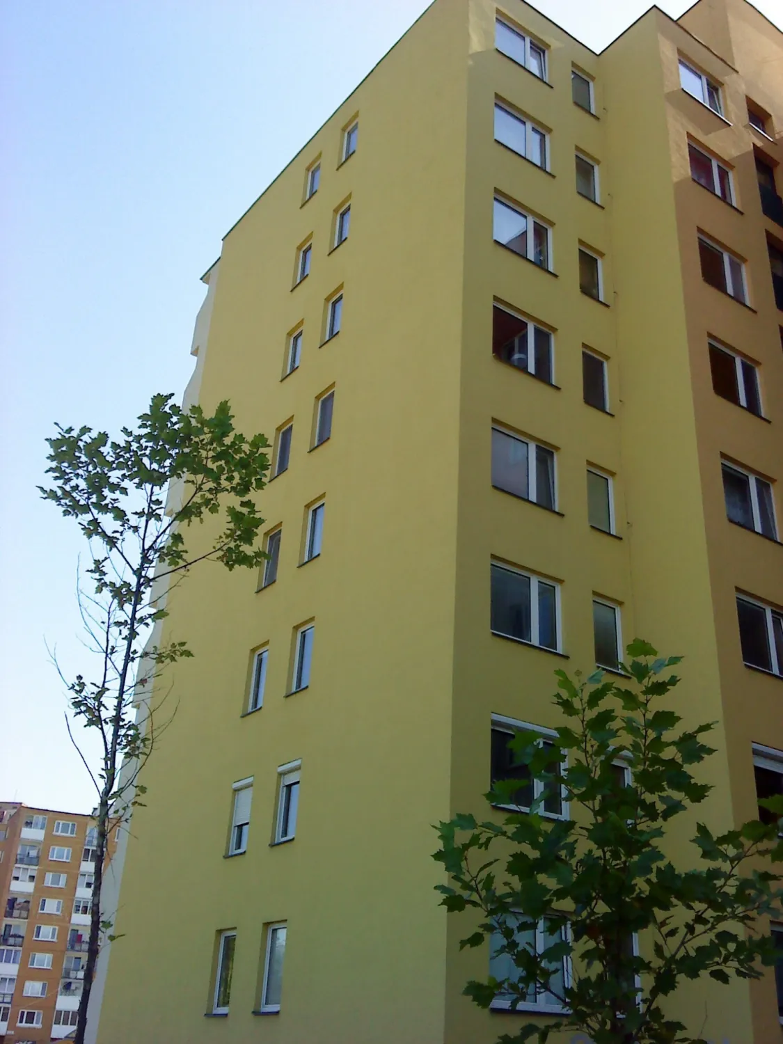 Náter fasády prevedený na Helsinskej ulici v Košiciach